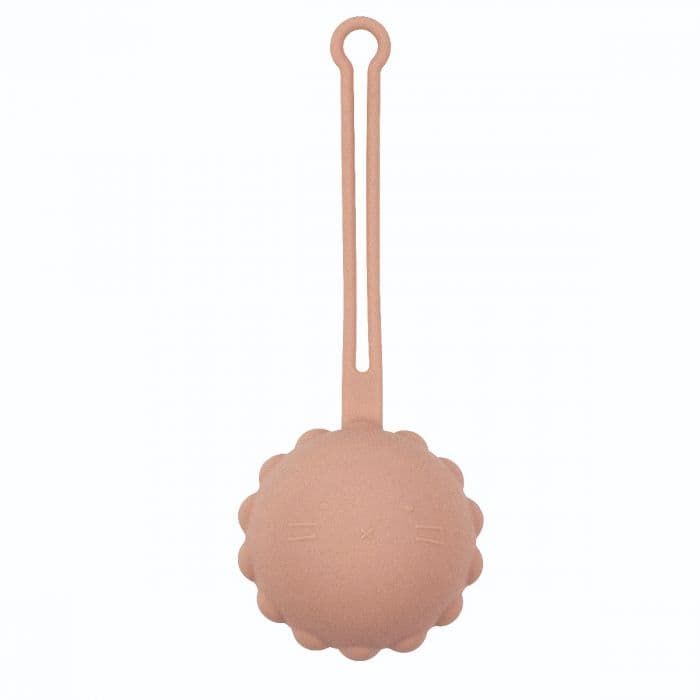 Nattou oppbevaringsboks for smokk i silikon rosa 1 stk