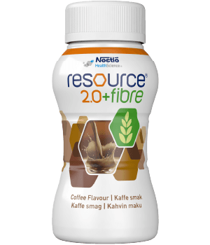 Resource 2,0+Fibre kaffe 4x200ml