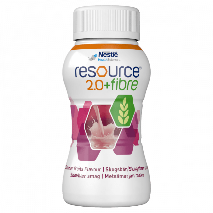 Resource 2,0+Fibre Skogsbær 4x200ml