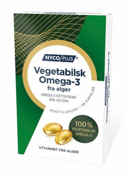 Nycoplus Vegansk Omega-3 fra alger 30stk