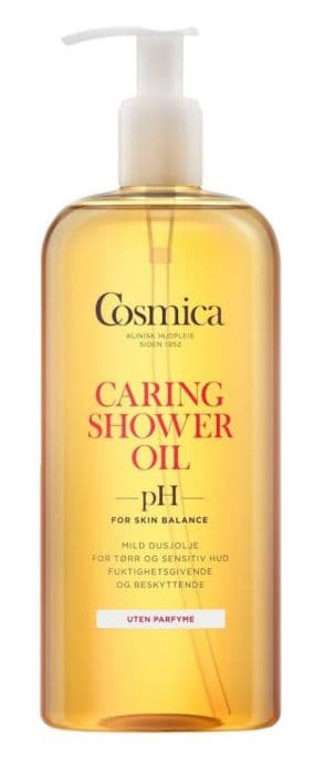 Cosmica Caring Shower Oil Uten Parfyme 400 ml