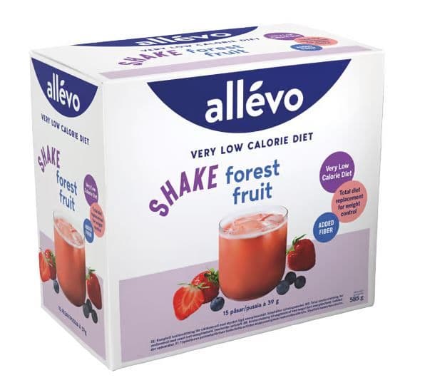 Allévo VLCD Shake Forest Fruit 15x39 g