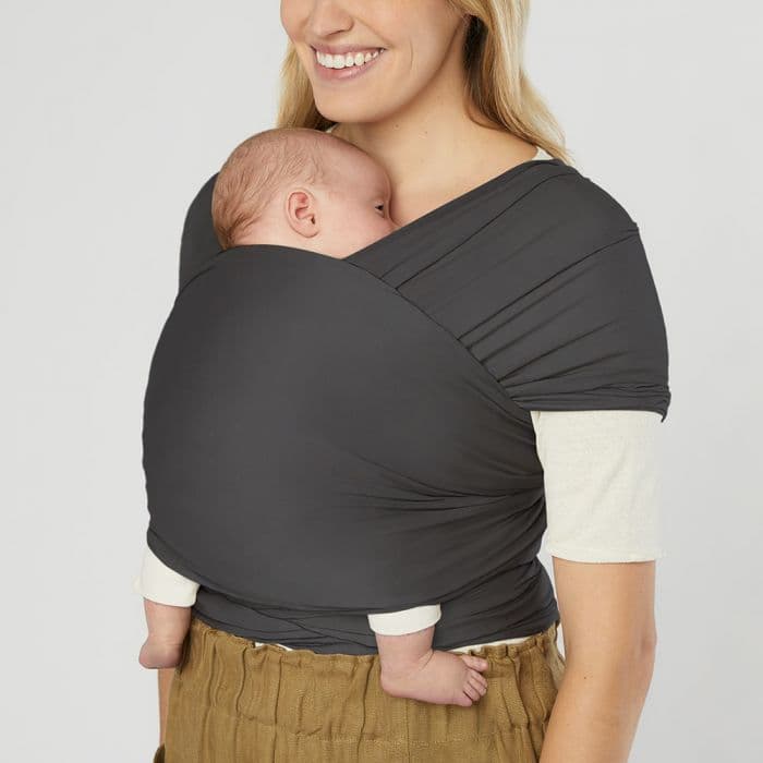 Ergobaby Aura Wrap Knit bæresjal sort