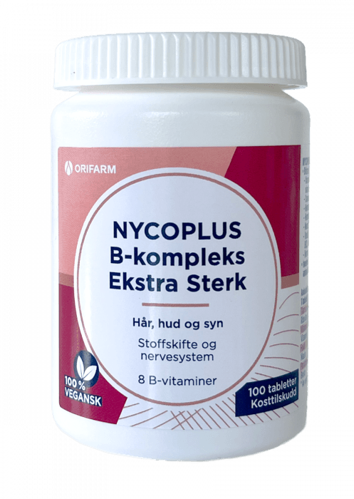 Nycoplus B-kompleks ekstra sterk tabletter 100 stk