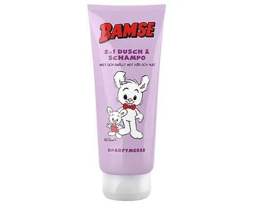 Bamse 2 i 1 Dusj og sjampo u/parfyme 200 ml