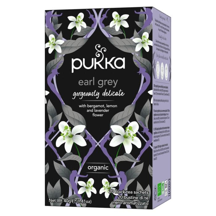 Pukka Earl Grey sort te 20 stk