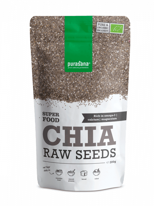 Purasana Chia Raw Seeds 200 g