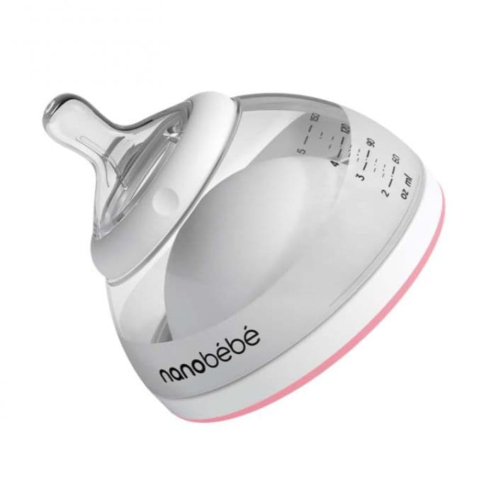 Nanobébé tåteflaske 0 mnd+ rosa 150 ml 1 stk
