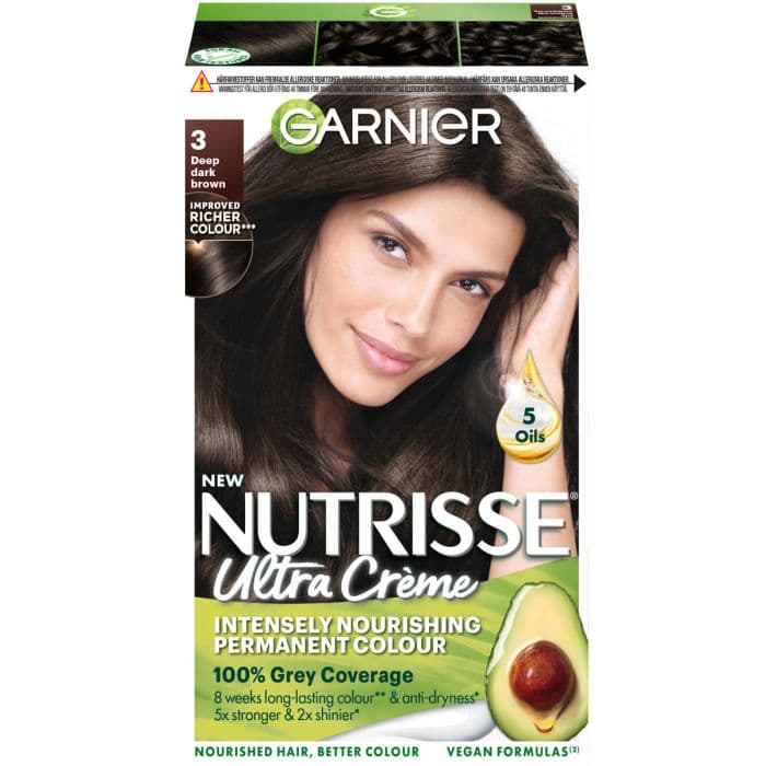 Garnier Nutrisse Ultra Créme 3.0 Deep Dark Brown 160 ml