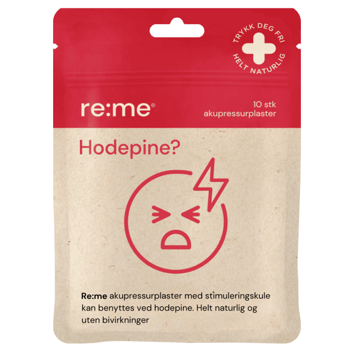 re:me akupressurplaster hodepine 10 stk