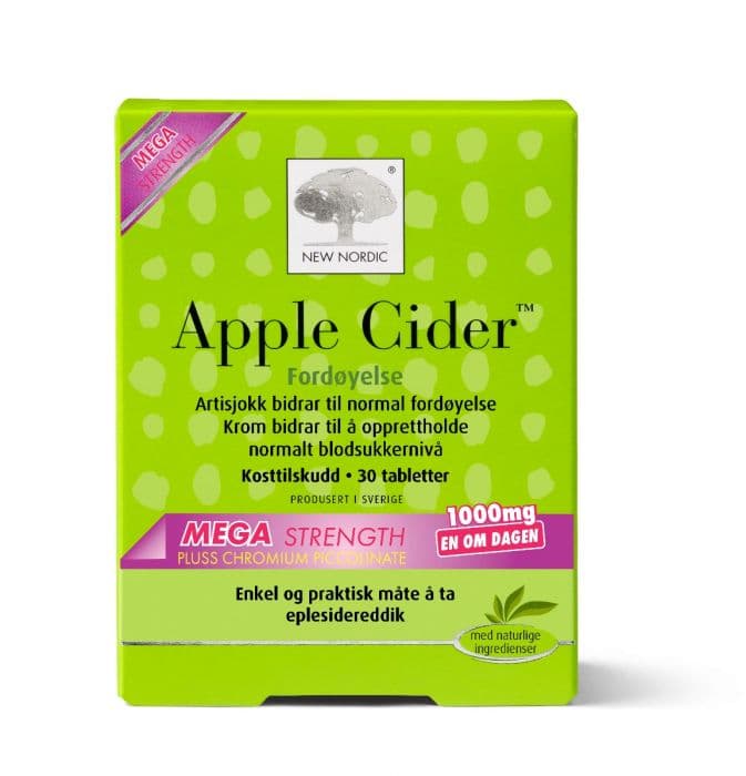 New Nordic Apple Cider Mega Strength 30 stk