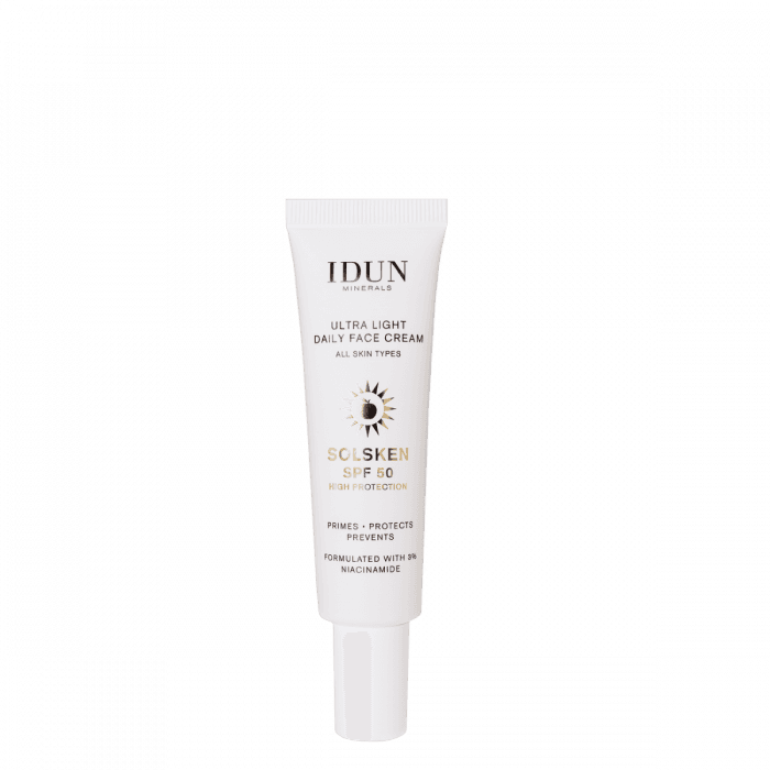 IDUN Minerals SPF50 primer & face cream Solsken 30 ml