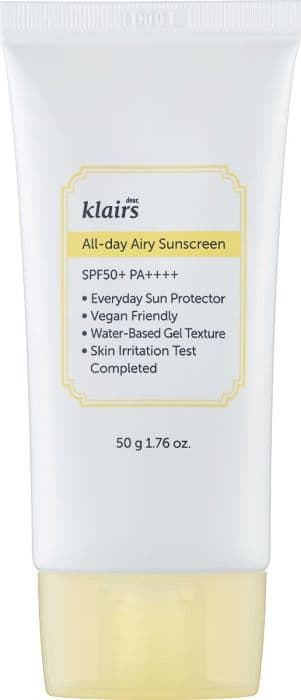 Klairs All-day Airy Sunscreen SPF 50+ 50 ml