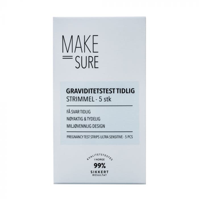 Make Sure Graviditetstest tidlig strimmel - 5pk