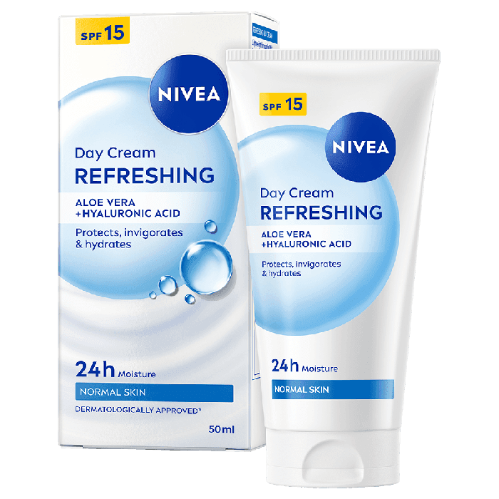 NIVEA Day Cream Refreshing Normal & Combination Skin SPF 15 50 ml