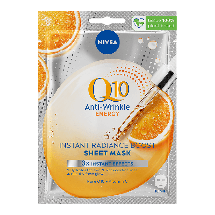 NIVEA Q10 Energy Sheet Mask 1 stk
