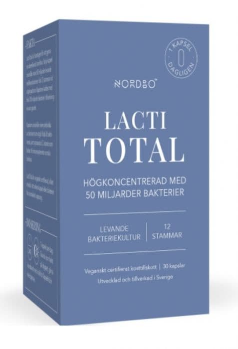 Nordbo LactiTotal 50 milliarder 30 kapsler