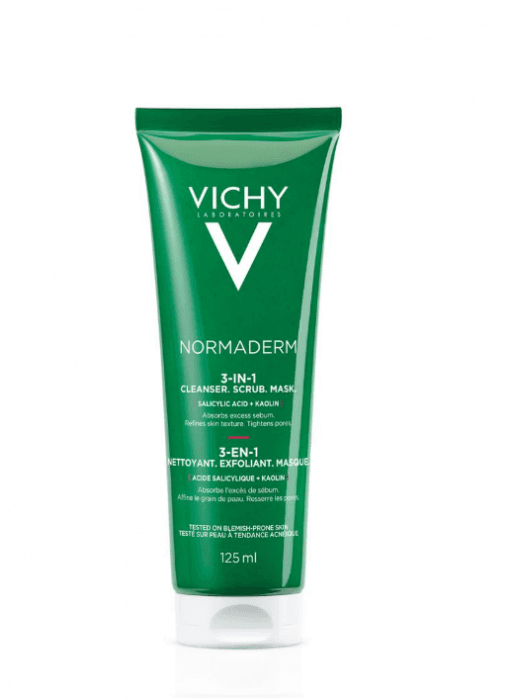 Vichy Normaderm 3-i-1-rensekrem 125 ml