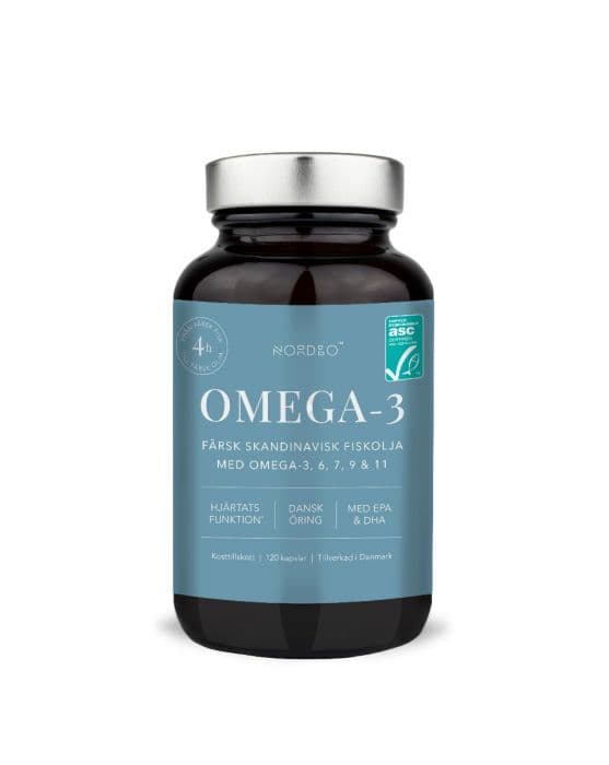 Nordbo Omega-3 ASC 120 kapsler