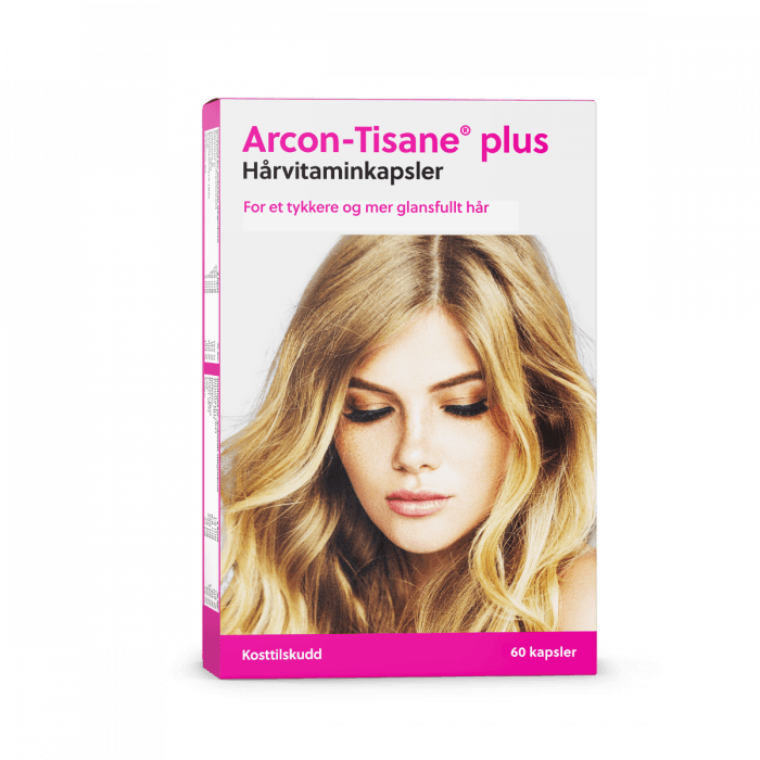 Arcon-Tisane plus hårvitamin kapsler 60 stk
