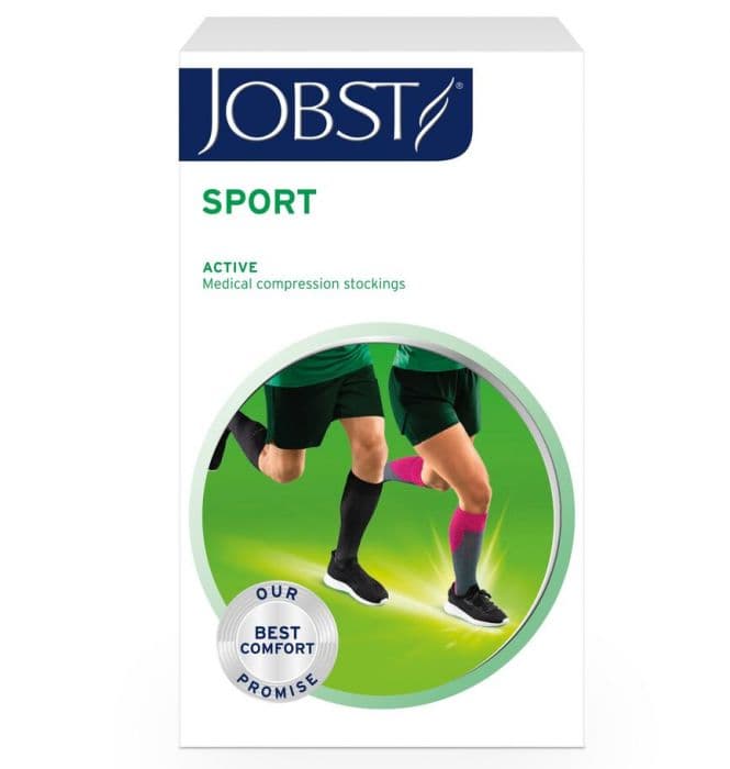 Jobst Sport Active kompresjonsstrømpe klasse 1 rosa S 1 par