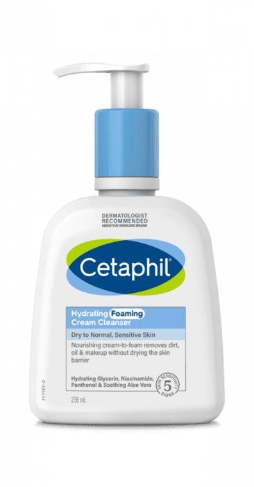 Cetaphil Hydrating Foaming Cream Cleanser 236 ml