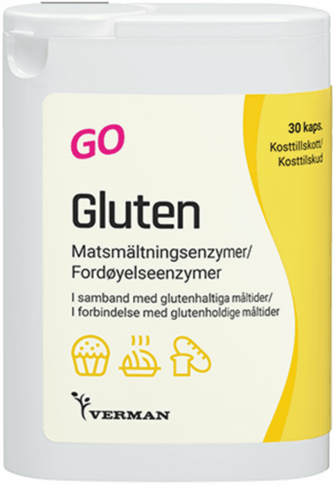 Gluten go kapsler 30STK