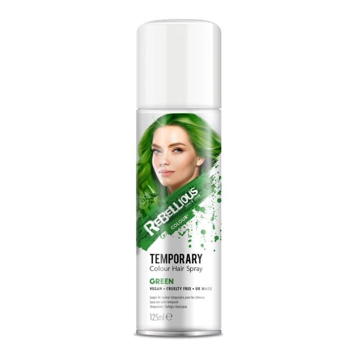 Rebellious Colour Hair Spray Green 125 ml