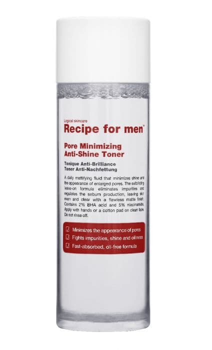 Recipe for men Pore Minimizing Anti-Shine Toner 100 ml