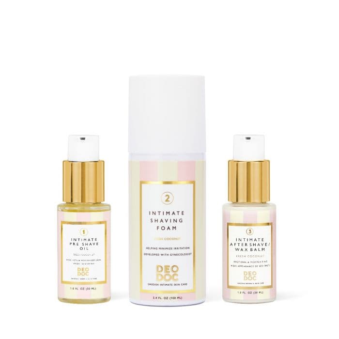 DeoDoc Shaving Trio Fresh Coconut 1 sett