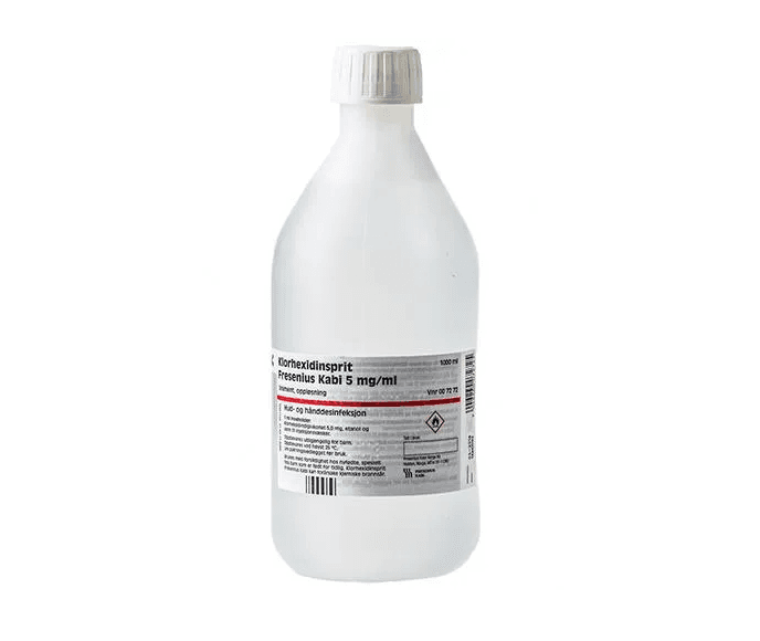 Klorhexidinsprit lin 5mg/ml 1000 ml