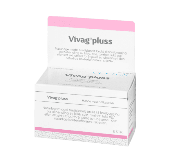 Vivag pluss vaginalkapsler 8 stk