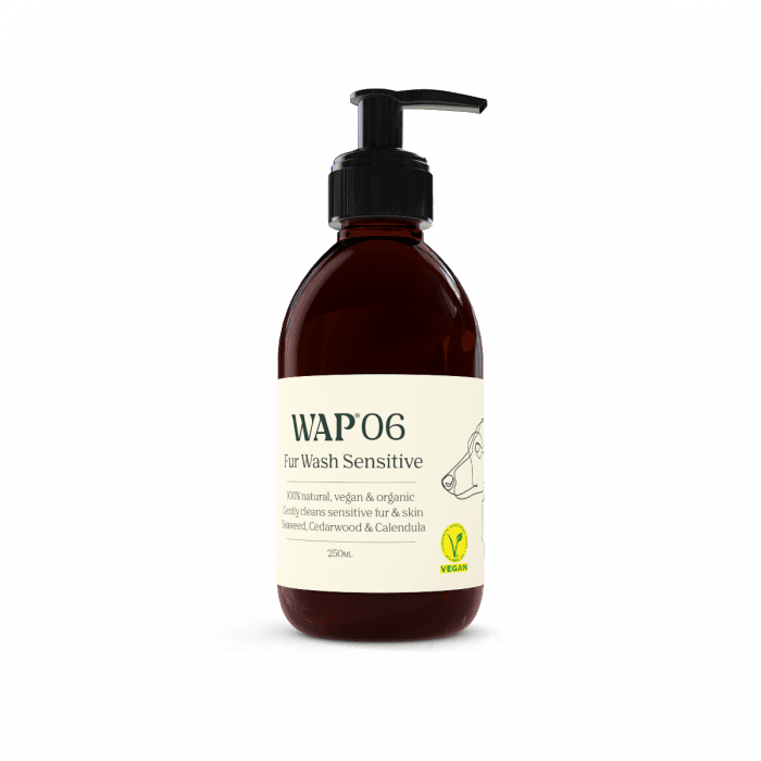 WAP: 6 Pelsvask til hund med sensitiv og skadet hud 250 ml