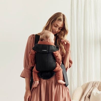 BabyBjörn Mini Bæresele 3D Mesh, Svart