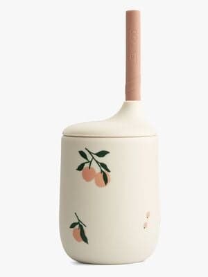LIEWOOD Ellis Sugerørkopp, Peach/Sea Shell