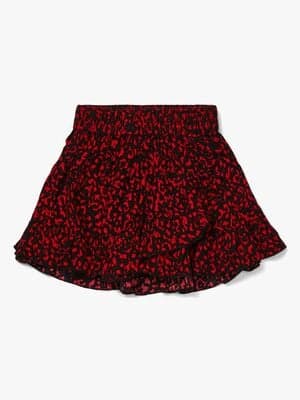 Luca & Lola Lula Skjørt, Red Leopard