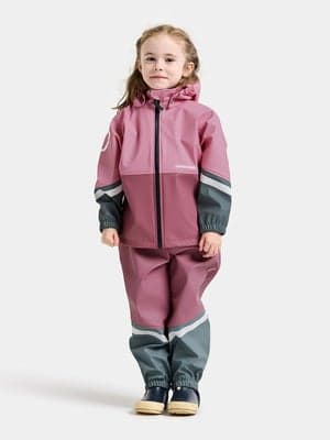 Didriksons Waterman Regnsett, Light Heather Pink