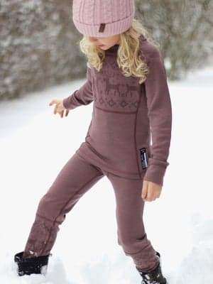 Lindberg Kåbdalis Superundertøy Merinomix, Dusty Mauve