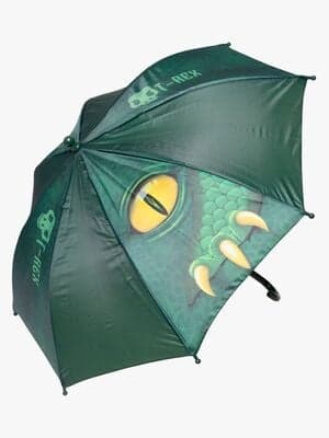Valiant Dino Paraply, Svart/Grønn