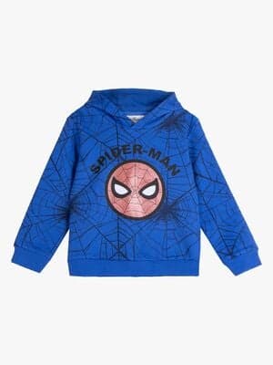 Marvel Spider-Man Hettehåndkle, Blå