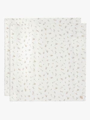 Jollein Musselintepper Riverside 2-Pack, Flerfarget