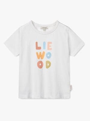 LIEWOOD Apia Placement T-skjorte, Liewood Pale tuscany/Crisp white