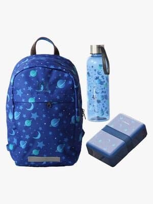 Pure Norway Ryggsekk Univers Skolestartsett, Blå