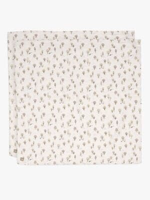 Jollein Musselinteppe 115x115 cm 2-Pakk, Tiny Park
