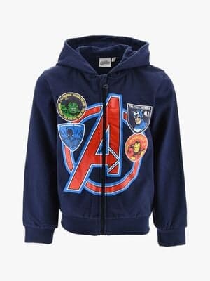 Marvel Avengers Zip Hettehåndkle, Navy