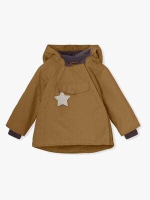 MINI A TURE Wang Vinterjakke, Rubber Brown
