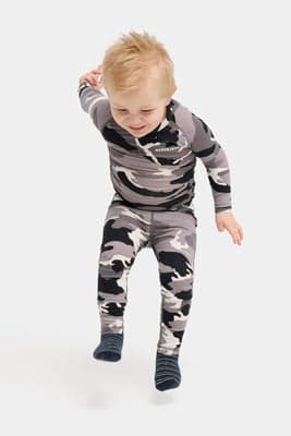 Nordbjørn Verbier Undertøy Bamboo, Camo Black