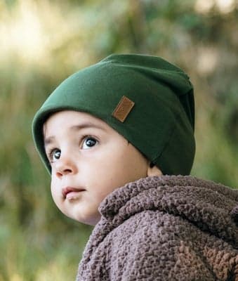 OICAN Wear Fleece-foret Lue med Hodebeskyttelse, Green