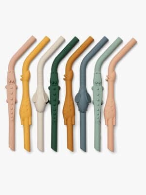 LIEWOOD Carlson Sugerør 8-Pack, All Together/Yellow Multi Mix