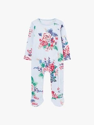 Tom Joules Peter Rabbit Zippy Jumpsuit, White/Cream